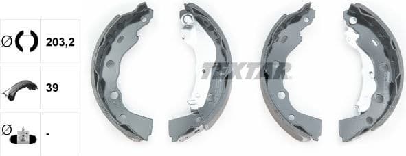 Brake Shoe Set 91056400