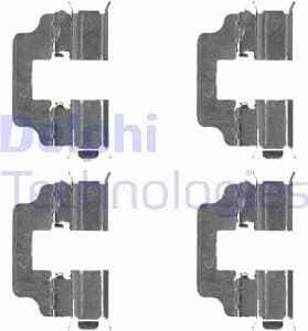 Accessory Kit, disc brake pad LX0493