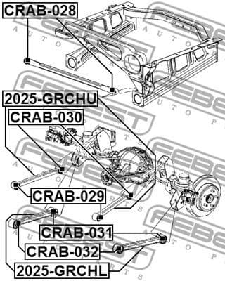 Control/Trailing Arm, wheel suspension 2025-GRCHL - image 2