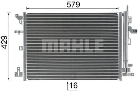 Condenser, air conditioning BEHR AC 635 000S - image 11