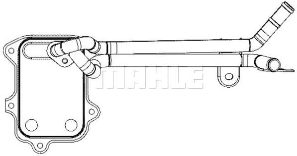 Oil Cooler, engine oil BEHR CLC 188 000S