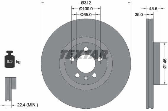 Brake Disc PRO 92303303