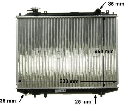 Radiator, engine cooling BEHR CR 1746 000S - image 10