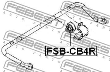 Mounting, stabiliser bar FSB-CB4R - image 2