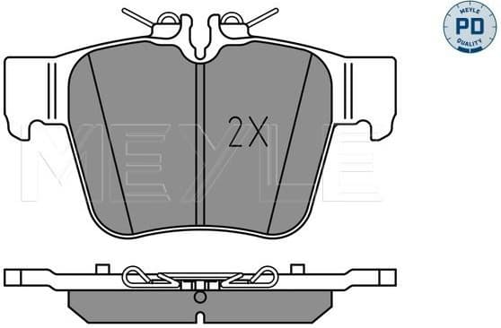 Brake Pad Set, disc brake MEYLE-PD: Advanced performance and design. 025 224 2316/PD