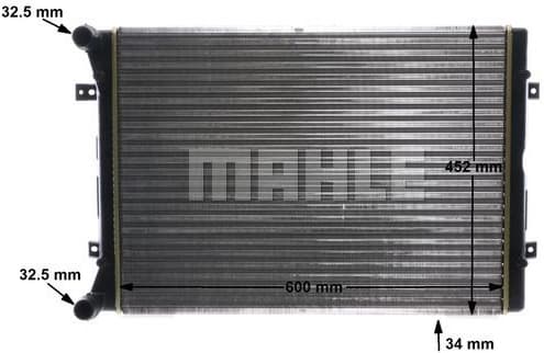 Radiator, engine cooling BEHR CR 2038 000S - image 13