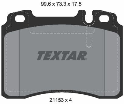 Brake Pad Set, disc brake Q+ 2115307