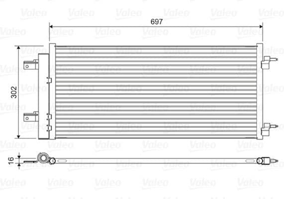 Condenser, air conditioning 822626