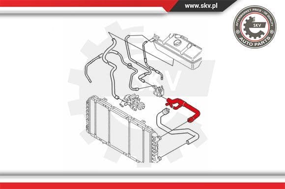 Radiator Hose 24SKV322 - image 4