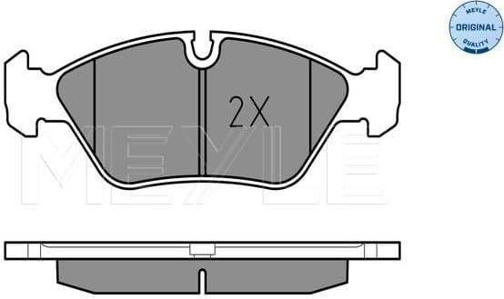 Brake Pad Set, disc brake MEYLE-ORIGINAL: True to OE. 025 206 2919 - image 2
