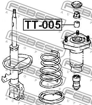 Spacer Tube, shock absorber TT-005 - image 2