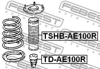 Rubber Buffer, suspension TD-AE100R - image 2