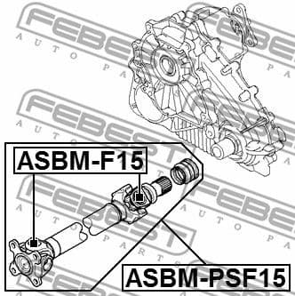 Propshaft, axle drive ASBM-PSF15 - image 2