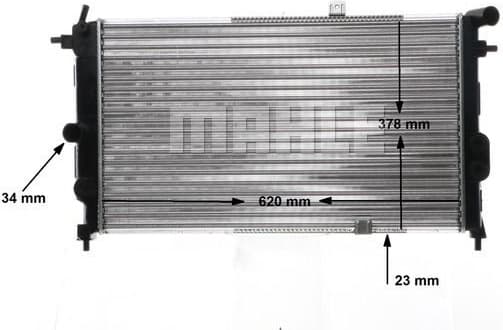 Radiator, engine cooling BEHR CR 438 000S - image 13