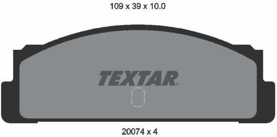 Brake Pad Set, disc brake 2007404