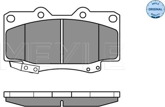 Brake Pad Set, disc brake MEYLE-ORIGINAL: True to OE. 025 216 7915/W - image 2