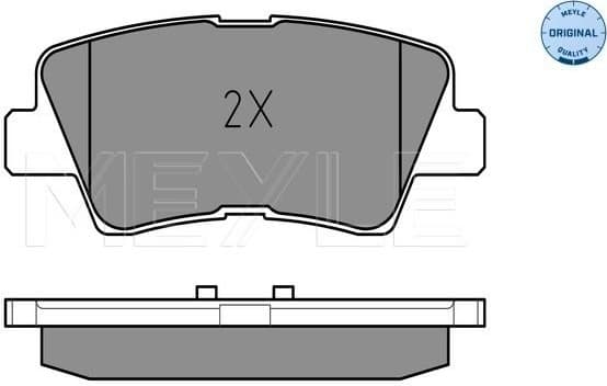 Brake Pad Set, disc brake MEYLE-ORIGINAL: True to OE. 025 249 3415/W - image 2