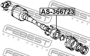 Bearing, drive shaft AS-366723 - image 2