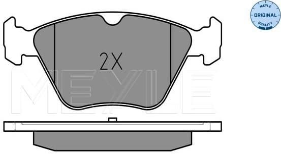 Brake Pad Set, disc brake MEYLE-ORIGINAL: True to OE. 025 216 7020 - image 2