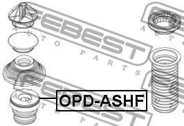 Rubber Buffer, suspension OPD-ASHF