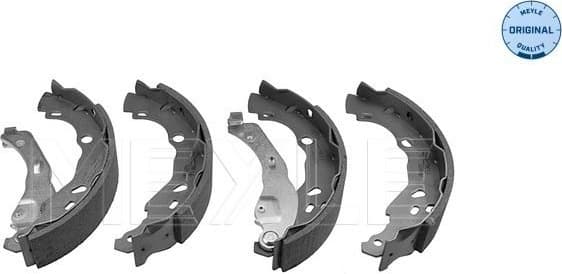 Brake Shoe Set MEYLE-ORIGINAL: True to OE. 16-14 533 0001