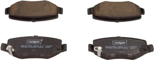 Brake Pad Set, disc brake 19-2993