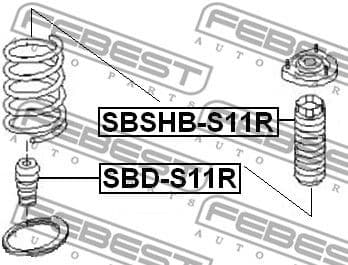 Rubber Buffer, suspension SBD-S11R - image 2