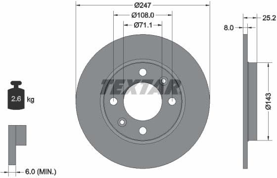 Brake Disc PRO 92055003