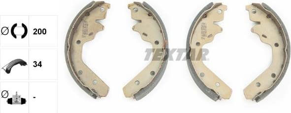 Brake Shoe Set 91063800