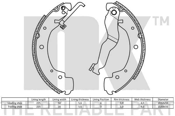 Brake Shoe Set 2747549 - image 2