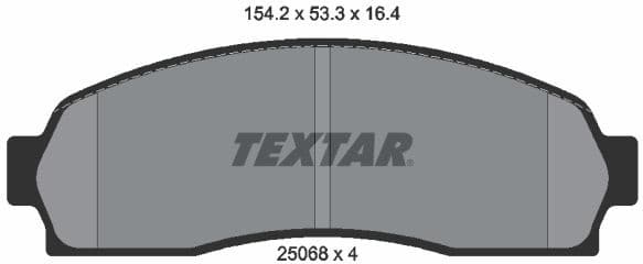 Brake Pad Set, disc brake 2506801