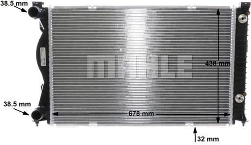 Radiator, engine cooling BEHR CR 790 000S - image 12