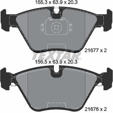 Brake Pad Set, disc brake Q+ 2167703