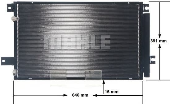 Condenser, air conditioning BEHR AC 819 000S - image 12