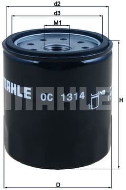 Oil Filter OC1314 - image 2