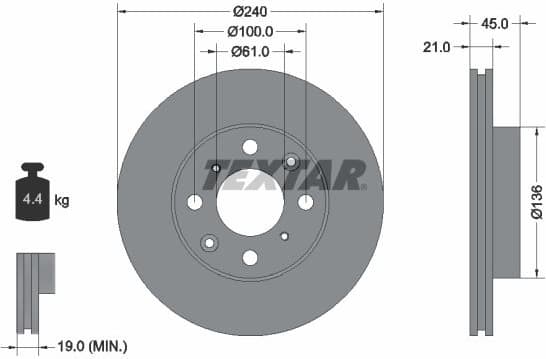 Brake Disc 92077800