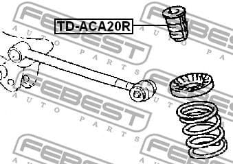 Rubber Buffer, suspension TD-ACA20R - image 2