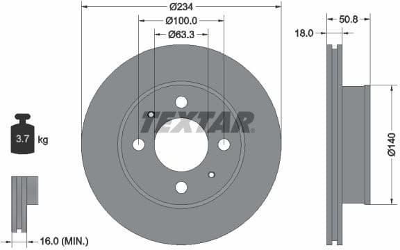 Brake Disc PRO 92146803