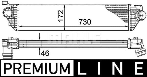 Charge Air Cooler BEHR *** PREMIUM LINE *** CI 386 000P