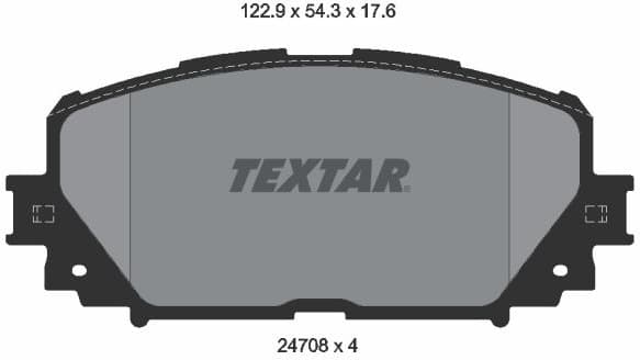Brake Pad Set, disc brake 2470801