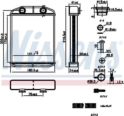 Heat Exchanger, interior heating ** FIRST FIT ** 707196 - image 6