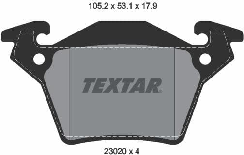 Brake Pad Set, disc brake Q+ 2302001