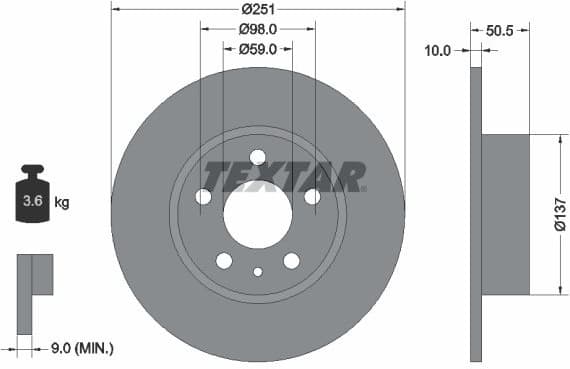 Brake Disc PRO 92046903