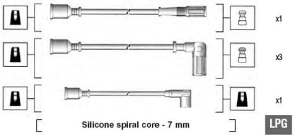 Ignition Cable Kit 941095620602