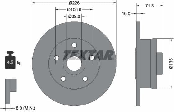 Brake Disc 92153800