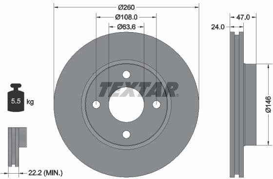 Brake Disc PRO 92063503