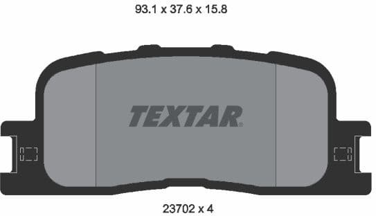 Brake Pad Set, disc brake 2370201