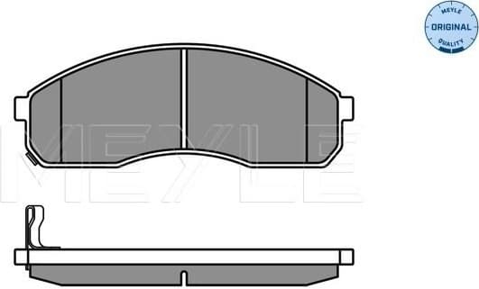Brake Pad Set, disc brake MEYLE-ORIGINAL: True to OE. 025 236 4916/W - image 2
