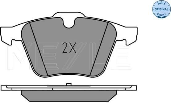 Brake Pad Set, disc brake MEYLE-ORIGINAL: True to OE. 025 240 7920 - image 2