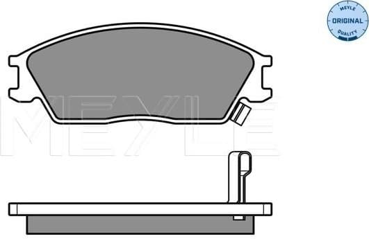 Brake Pad Set, disc brake MEYLE-ORIGINAL: True to OE. 025 210 1214/W